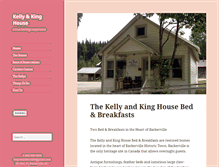 Tablet Screenshot of kellyhouse.ca